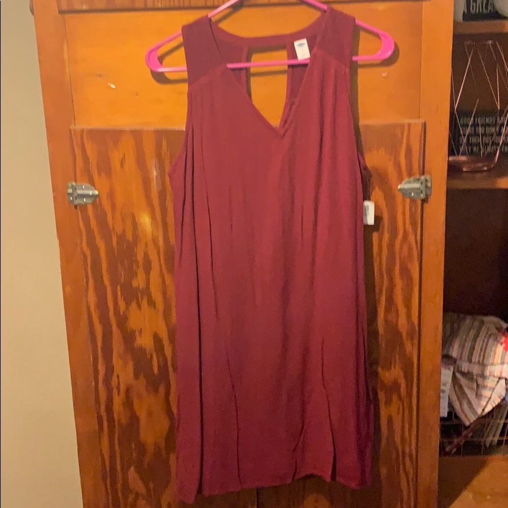 Maroon old navy summer dress